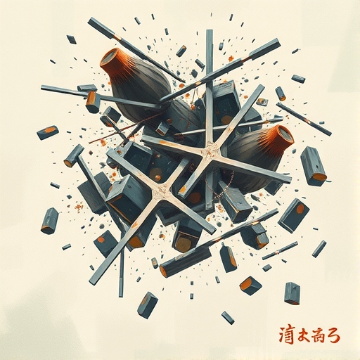 抽象圖，代表多個影響因素交織