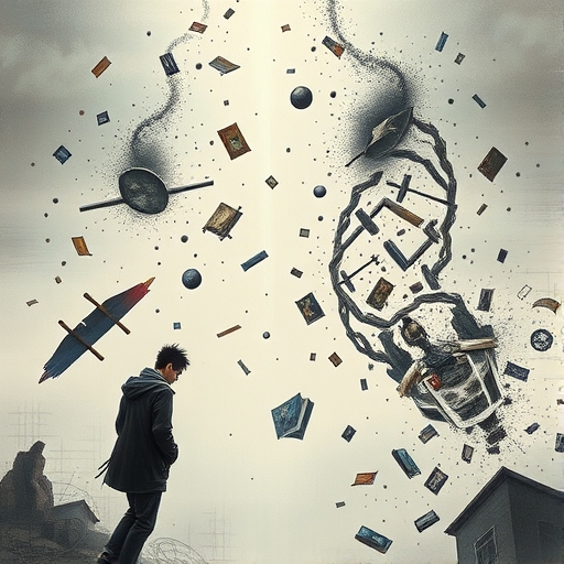 Abstract image representing navigating through complex data and risk