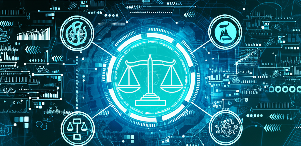 一張顯示比特幣（BTC）價格呈上漲趨勢的專業金融圖表，前景有一疊比特幣硬幣。