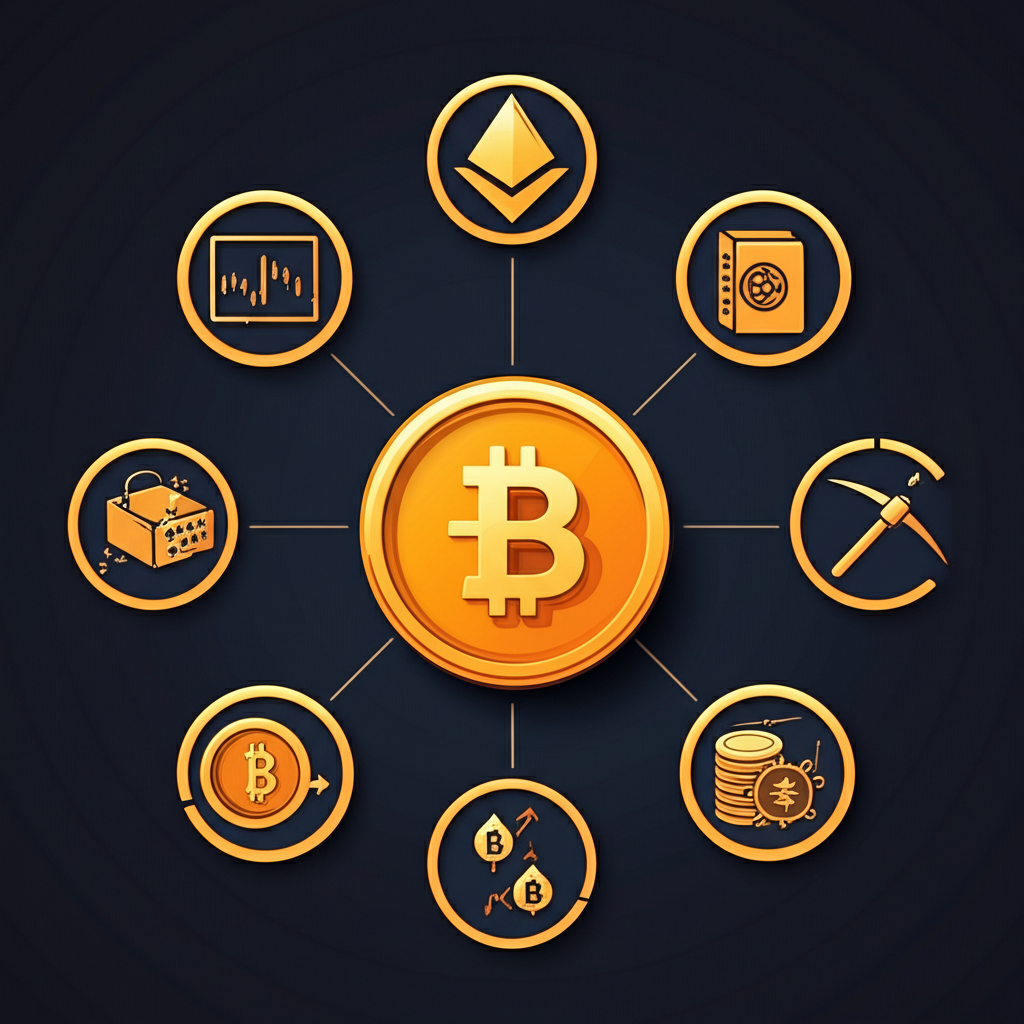 一位投資者正在使用手機應用程式查看加密貨幣市場數據