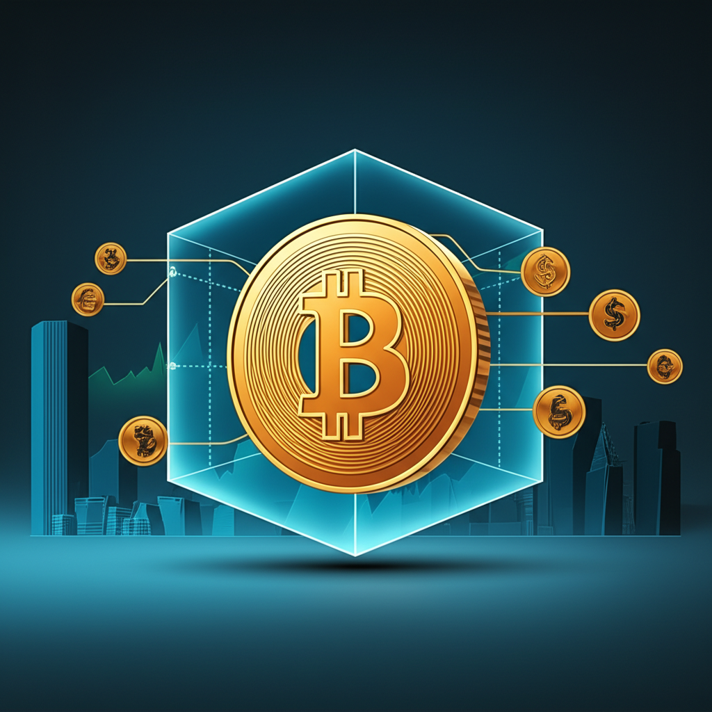 金融圖表顯示比特幣ETF或加密貨幣市場的趨勢線。